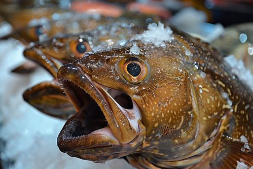 鲜冻银鳕鱼与虾苗 海洋馈赠的美味与希望